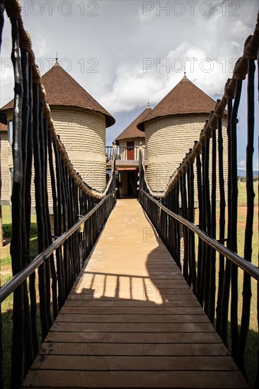 The famous Salt Lick Safari Lodge in the Taita Hills