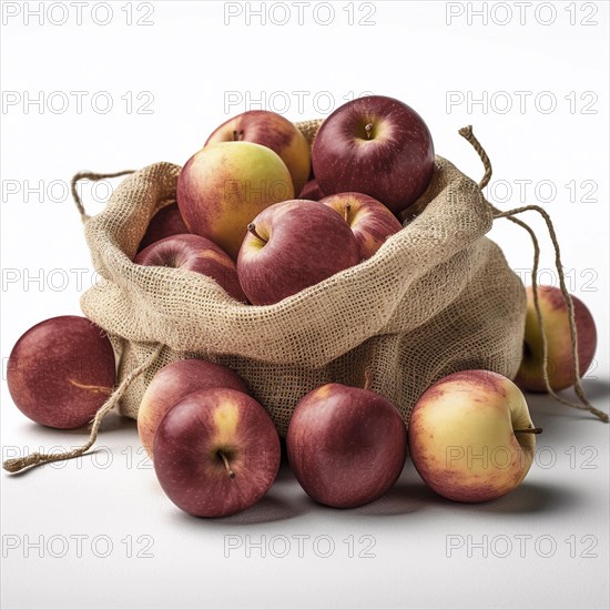 Old sack of apples