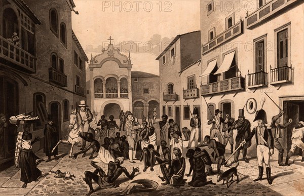 Slave market in Pernambuco