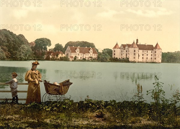 Gluecksburg Castle in Schleswig-Holstein