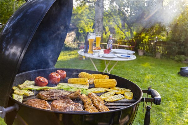 Barbecue in the garden