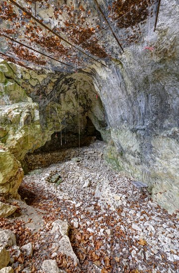 Eiszeithoehle Geissenkloesterle in the Achtal valley