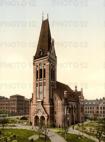 The church in Bromberg near Poznan