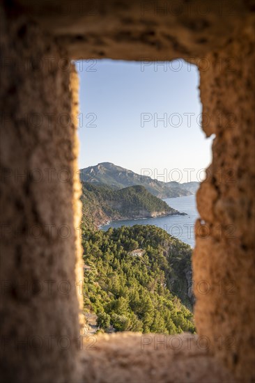 View from embrasure at Torre des Verger