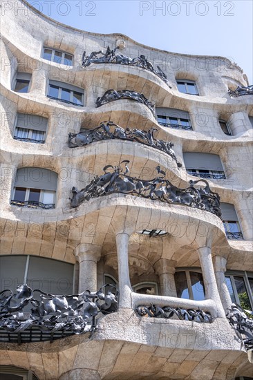 Facade of Casa Mila