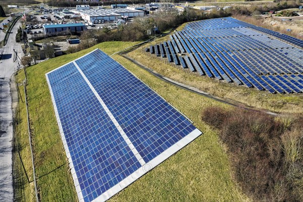 Solar field on a former landfill site in Oberndorf