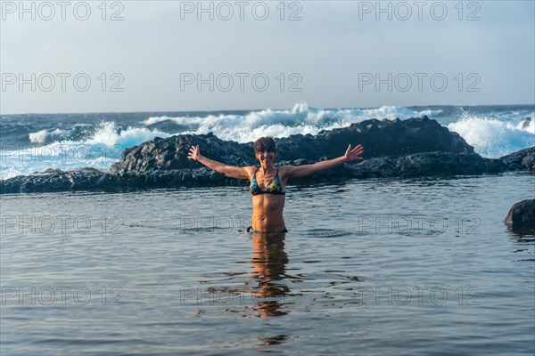 Sunset on El Hierro Island. Canary Islands