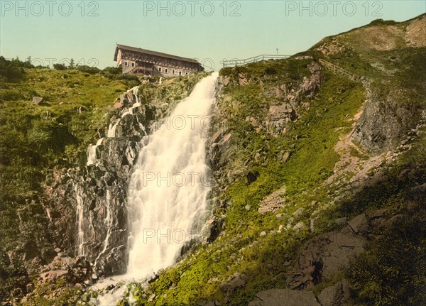 The Elbe Falls in the Giant Mountains