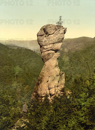 The goose beak near Ilfeld in the Harz Mountains