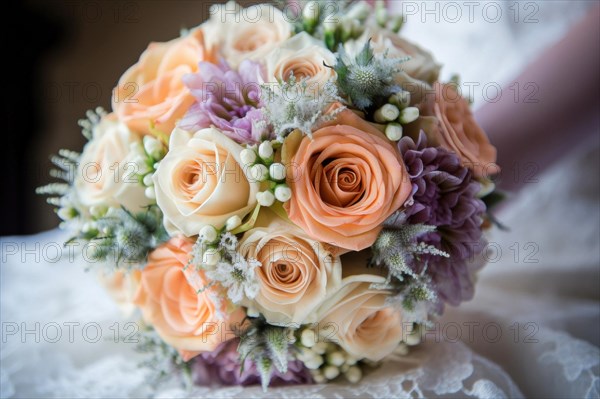 A colourful bouquet of flowers