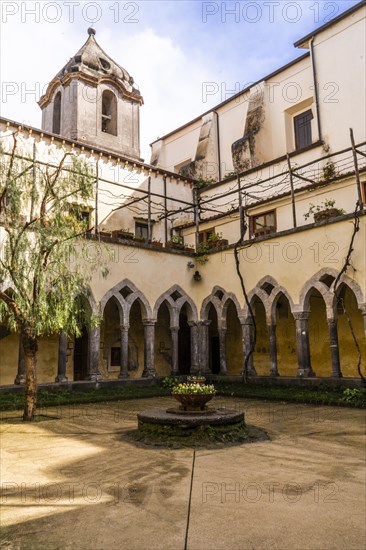 Saint Francis cloister terrace in Sorrento