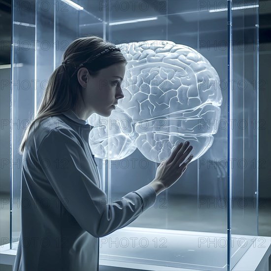 Scientists are working with artificial intelligence to research the human brain