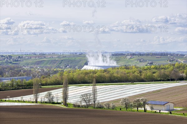 Cooling tower of the Neckarwestheim nuclear power plant