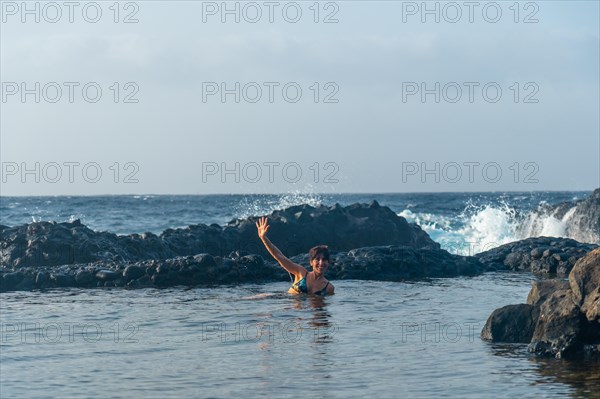 Sunset on El Hierro Island. Canary Islands