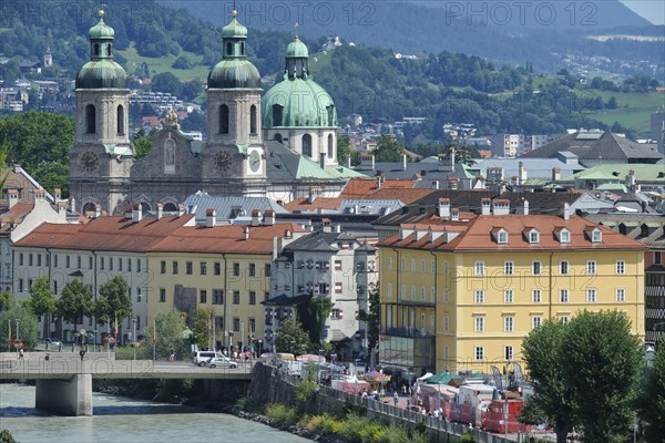 Innsbruck Cathedral with Old Town