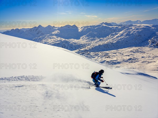 Downhill skiing