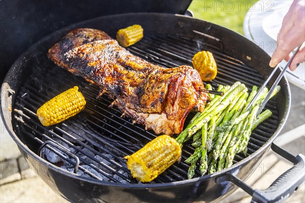 Barbecue in the garden