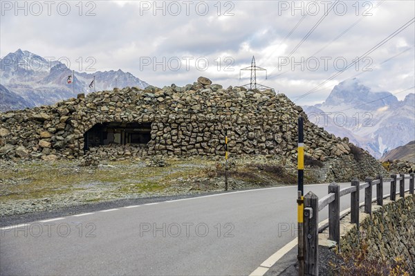Swiss military bunker for national defence