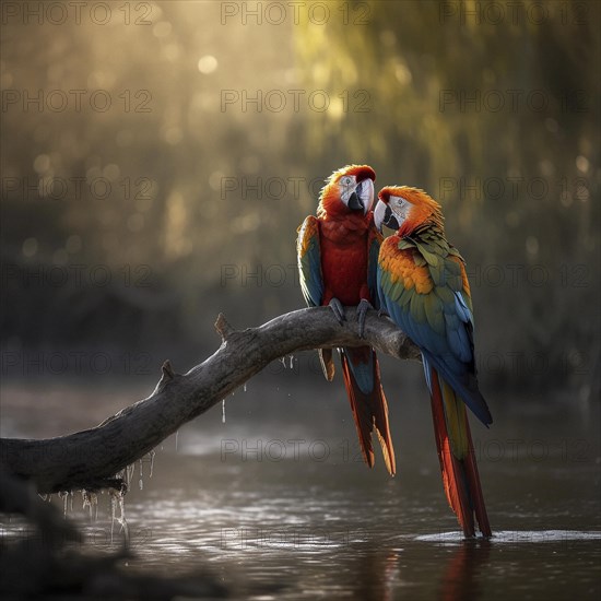 Blue-breasted Macaw