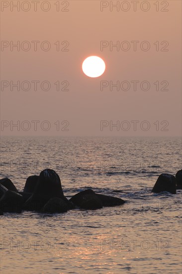 Sunset over the North Sea