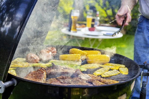 Barbecue in the garden