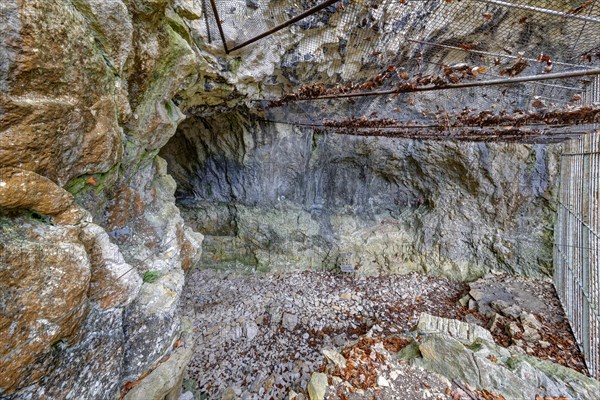 Eiszeithoehle Geissenkloesterle in the Achtal valley