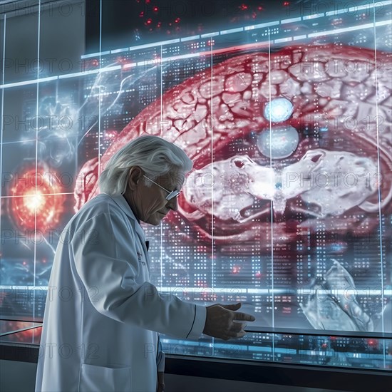 Scientists are working with artificial intelligence to research the human brain