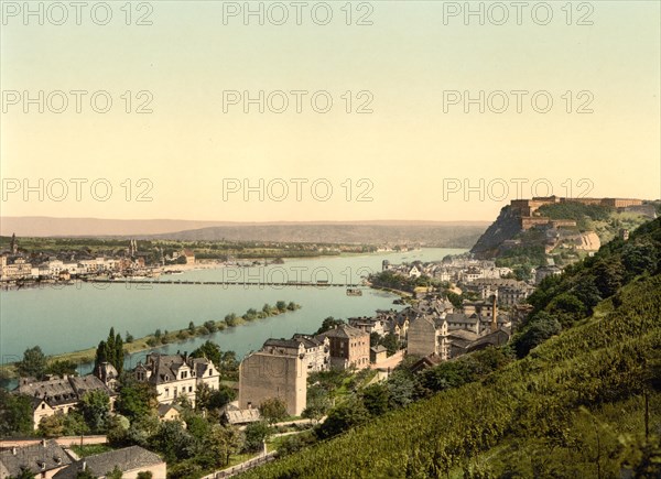 Koblenz and Ehrenbreitstein on the Rhine