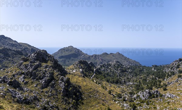 Mountain landscape near Sa Colobra