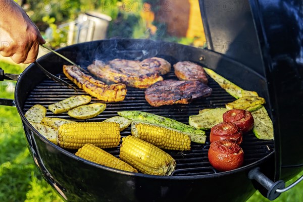 Barbecue in the garden