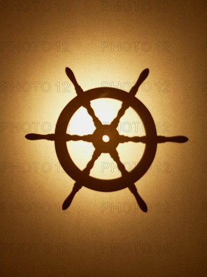 Ships steering wheel