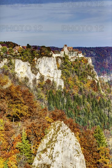 View from the oak rock at Werenwag Castle