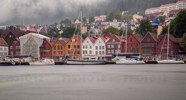 The city of Bergen in Norway