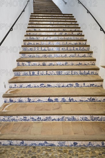 Tiled staircase in the bullring