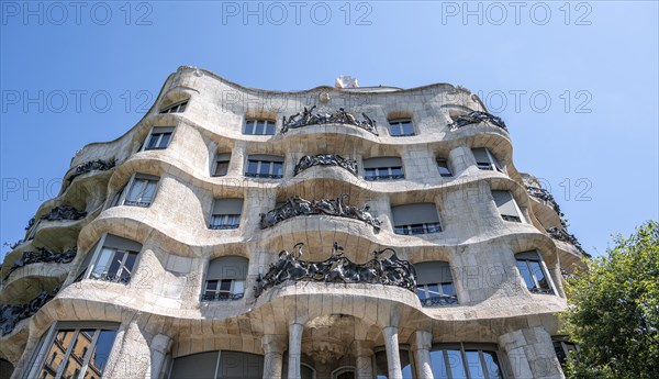 Facade of Casa Mila