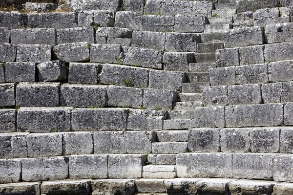 Butrint ruins near the city of Saranda in the south of the country