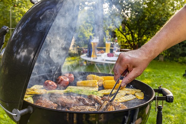 Barbecue in the garden