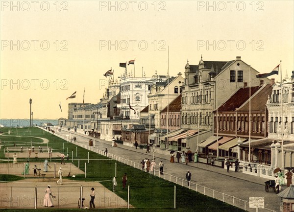 The Kaiserstrasse in Norderney