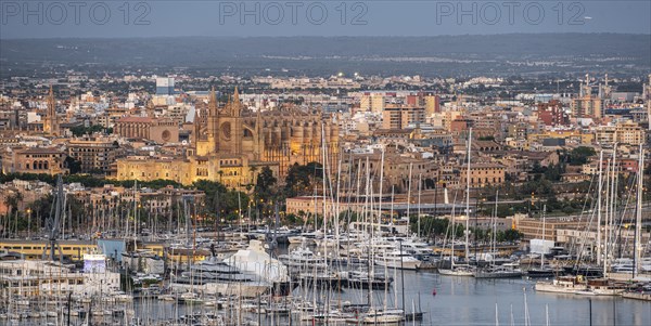 View over Palma de Majorca