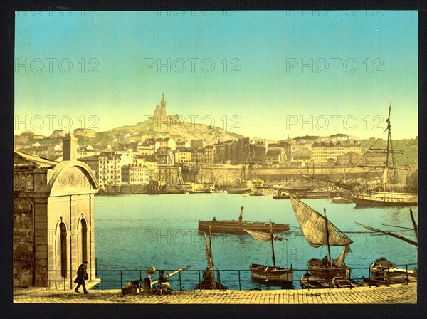 View of Notre Dame de la Garde and the Harbour