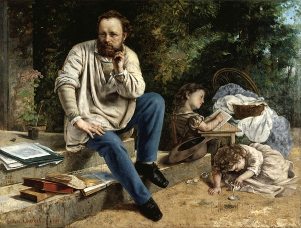 Pierre-Joseph Proudhon and his Children in the Year