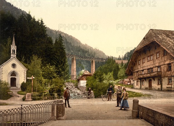 Entrance to the cave in the Hoellental in the Black Forest