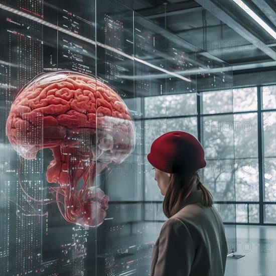 Scientists are working with artificial intelligence to research the human brain