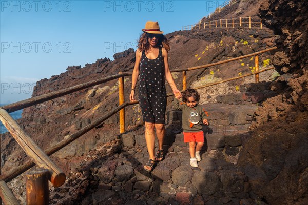 Sunset on El Hierro Island. Canary Islands