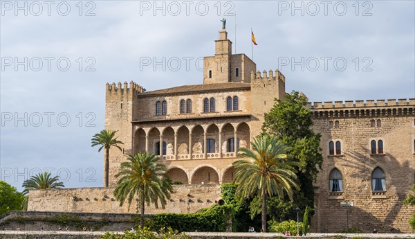 Royal Palace La Almudaina in the evening light