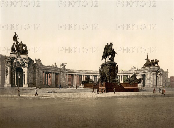 The Kaiser Wilhelm Monument in Berlin