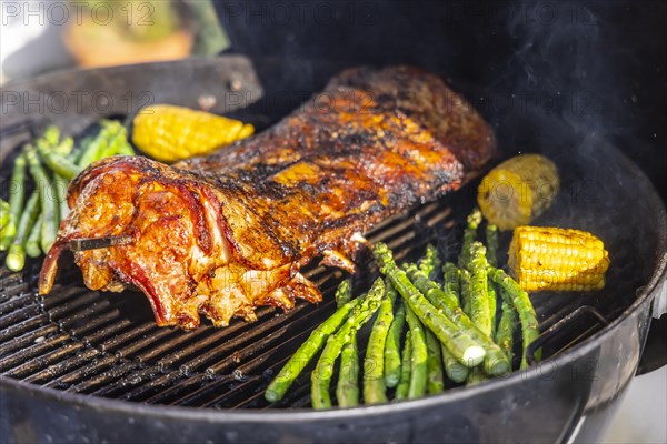 Barbecue in the garden