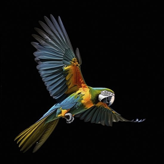 Blue-breasted Macaw