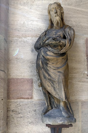 Chistus figure in the Vohalle vom Apothekerpoprtal