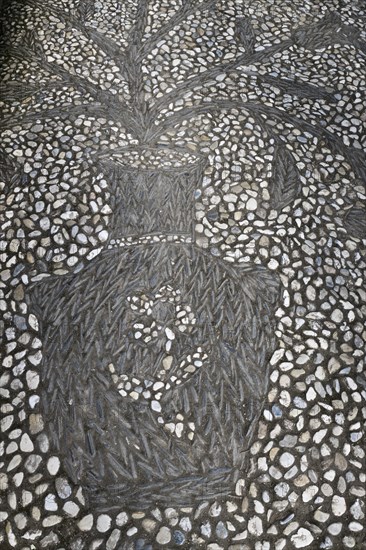 Mosaic as street paving